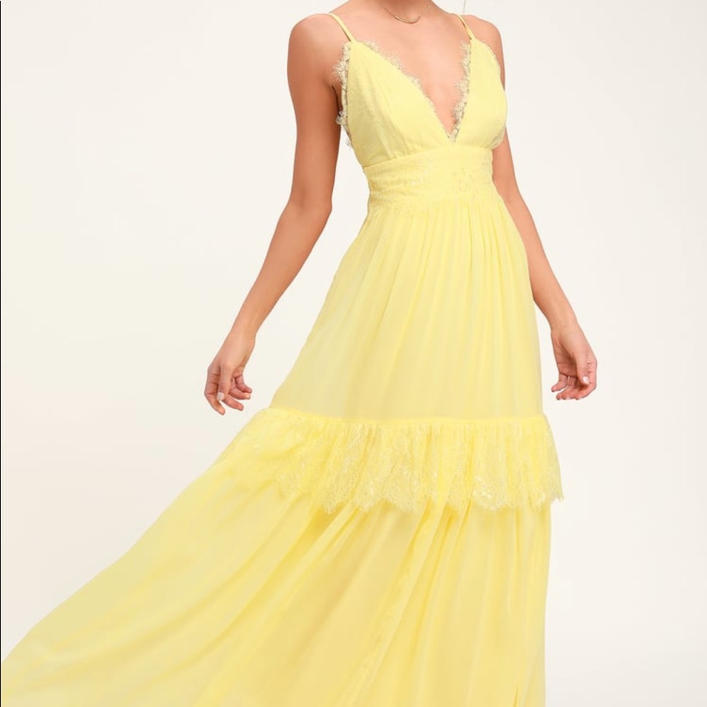 Yellow Gown - Lulus